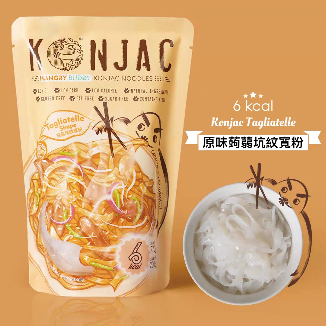 原味蒟蒻坑紋寬粉 @ Hangry Buddy 生酮飲食地圖 KetoMapHK